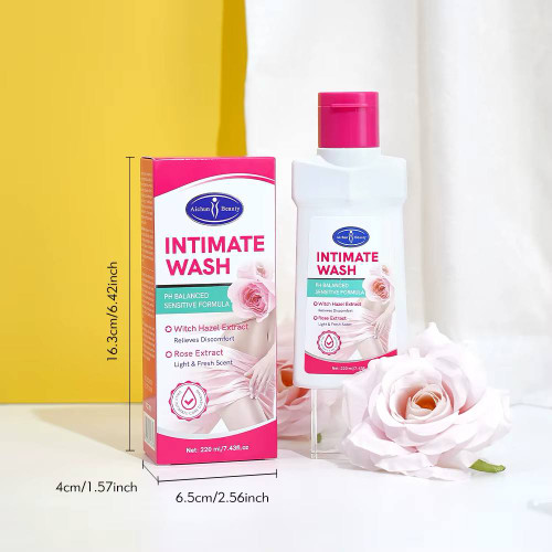 ژل شستشوی بهداشتی بانوان Aichun Beauty حاوی عصاره اسطوخودوس و بابونه