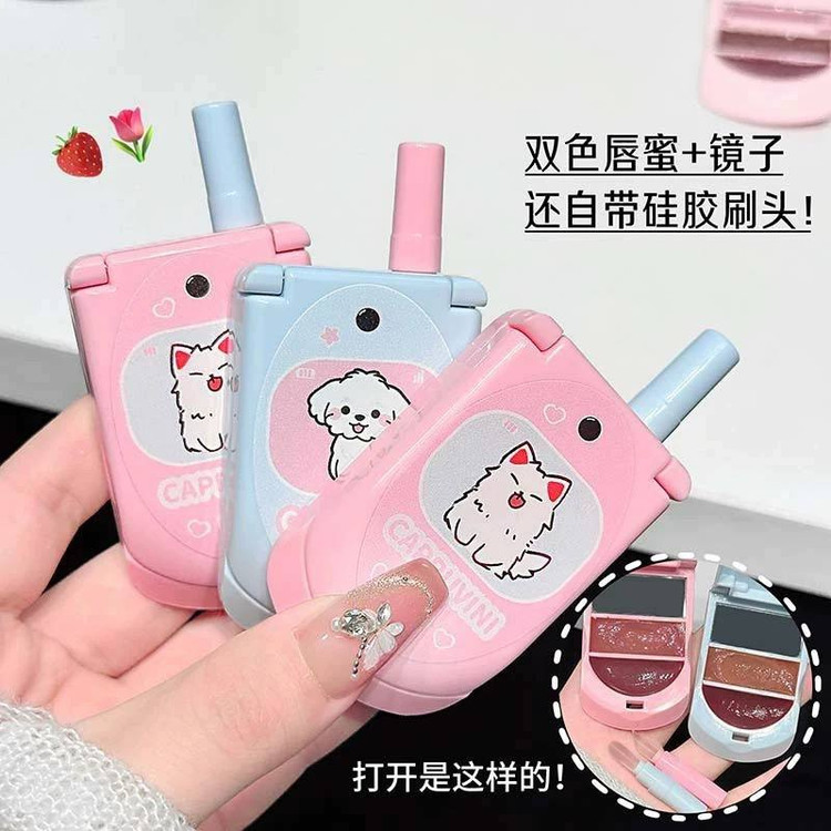 پالت رژلب ژله ای طرح موبایلCappuvini