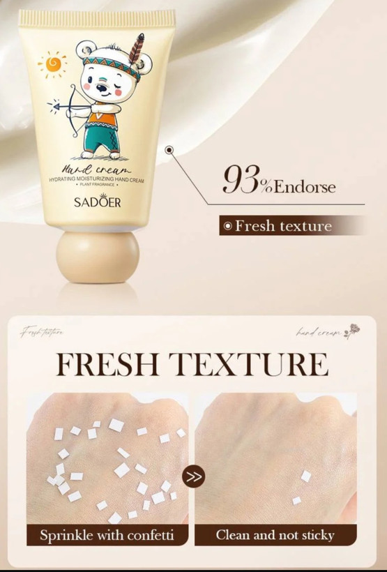 کرم مرطوب کننده دست سادور مدلHand Creamطرح فانتزی
