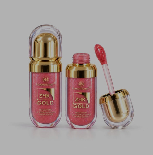برق لب گلیتری 24K GOLD طرح کیکو