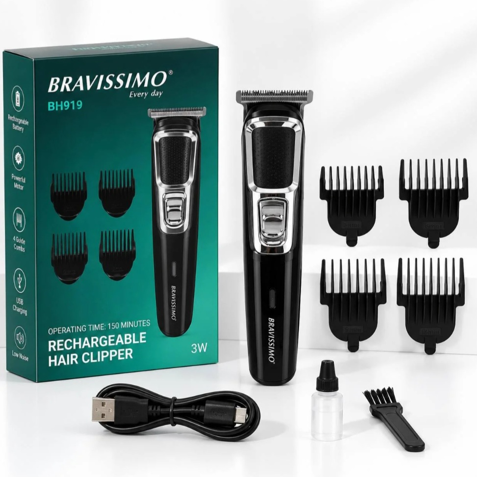 ماشین اصلاح شارژی براویسیمو مدل BH919